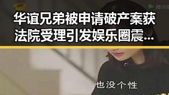华谊兄弟被申请破产案获法院受理引发娱乐圈震动明星人设背后隐藏的真相曝光
